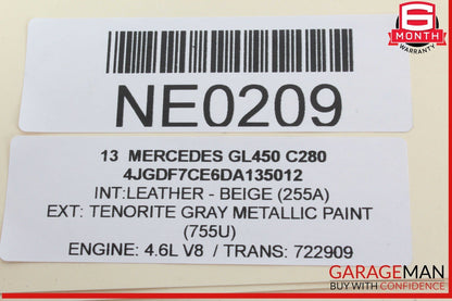 12-16 Mercedes X166 GL450 Front Left Driver Side Door Lock Latch Actuator OEM