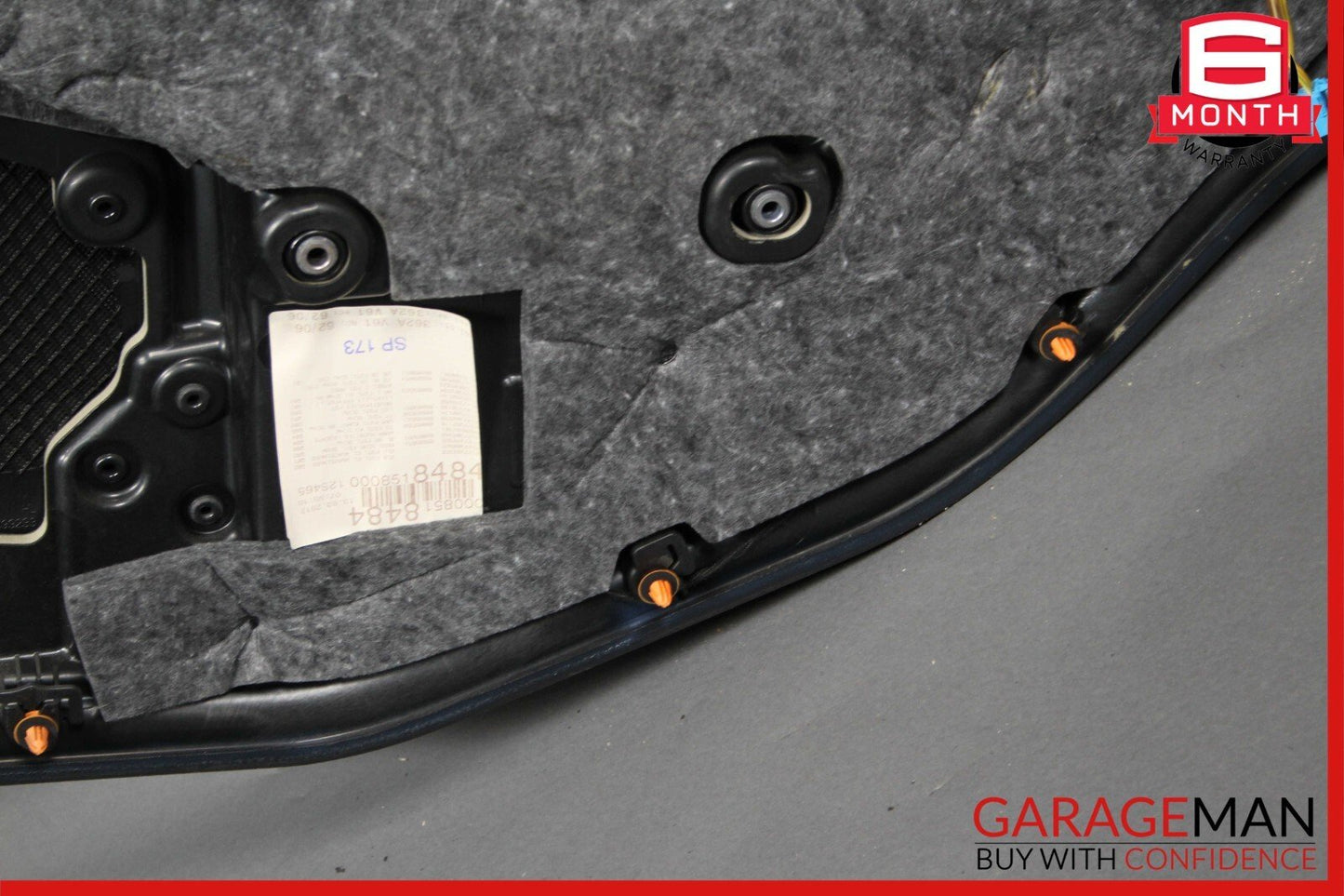 10-13 Mercedes W212 E350 E400 Rear Left Side Interior Door Panel Assembly Black
