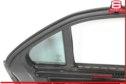 10-16 Mercedes W212 E350 E63 AMG Sedan Rear Left Side Door Shell Black OEM