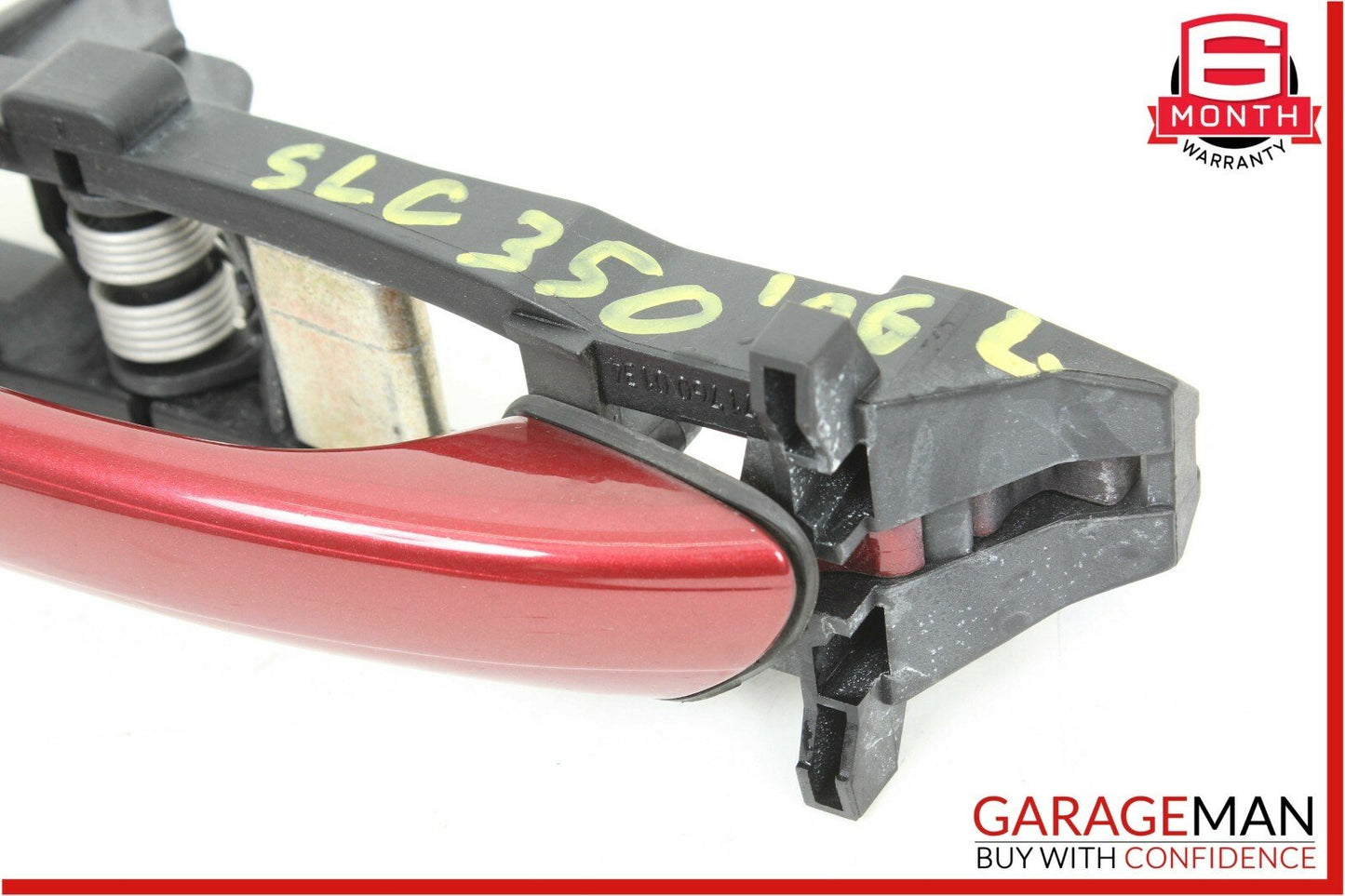 05-08 Mercedes R171 SLK350 Front Left Driver Side Exterior Door Handle Red OEM
