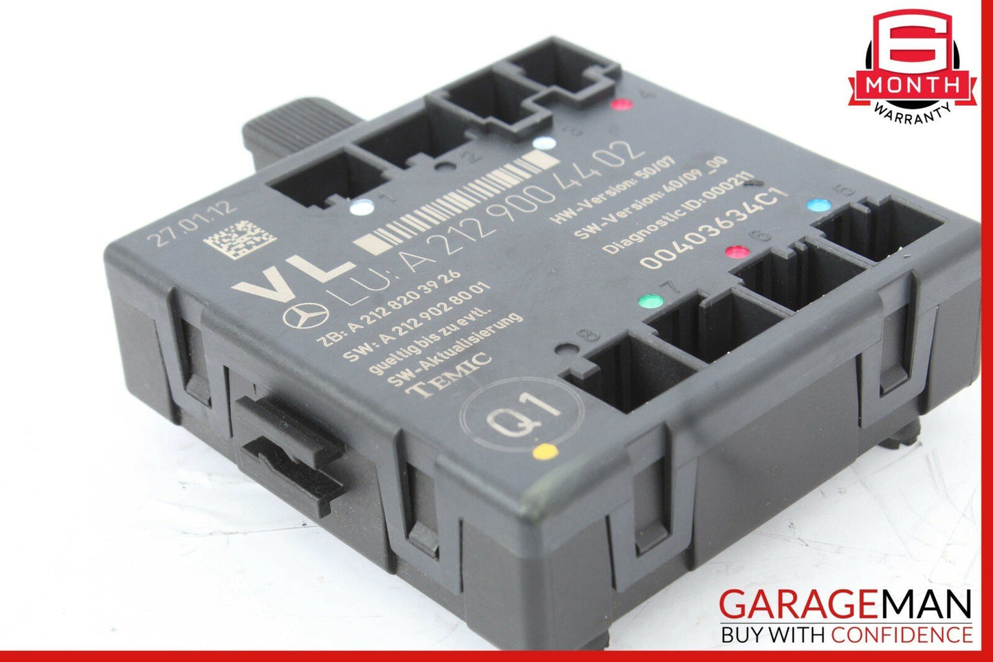 08-14 Mercedes W204 C250 C300 Front Left Side Door Control Module Unit OEM