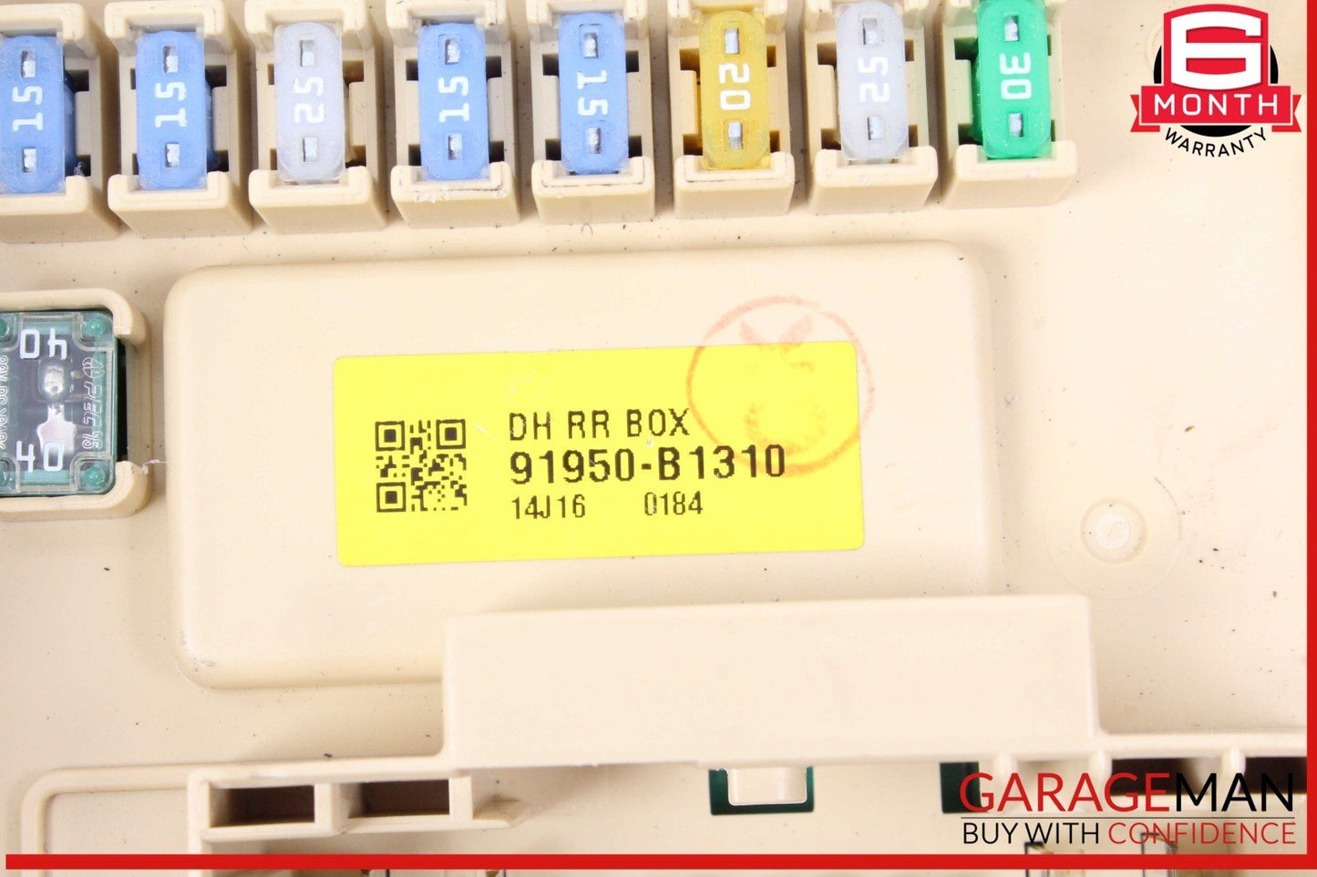 15-20 Hyundai Genesis G80 Rear Trunk Fuse Relay Junction Box 91950-B1310 OEM
