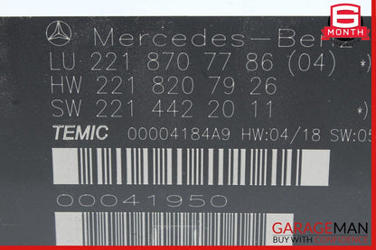 07-10 Mercedes W221 S550 CL550 Front Left or Right Seat Contour Control Module