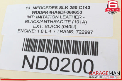 12-20 Mercedes R172 SLK250 SLC43 AMG Front Dashboard A/C Air Vent Grille Trim