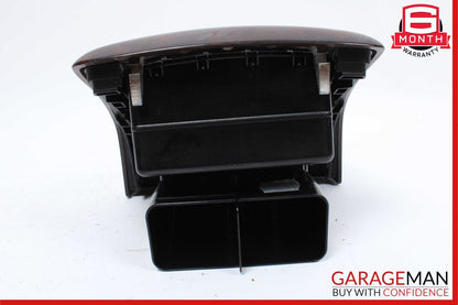 07-13 Mercedes W221 S550 Rear Center Console AC A/C Air Vent Trim Wood OEM