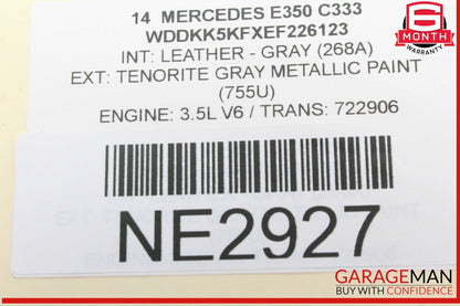 11-20 Mercedes W212 E350 SLC300 SL550 Seat Airscarf Control Module Unit OEM