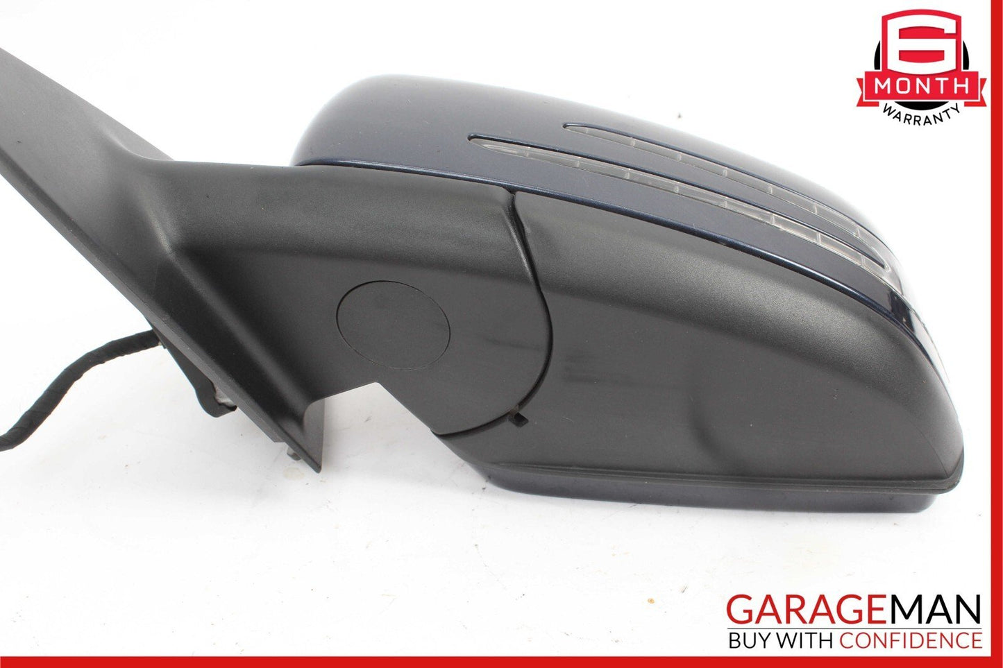 12-14 Mercedes W204 C250 Front Left Side Mirror Door Rear View Glass Blue OEM