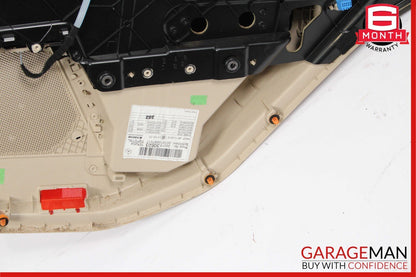 10-15 Mercedes X204 GLK320 GLK230 Rear Left Driver Interior Door Panel Beige OEM