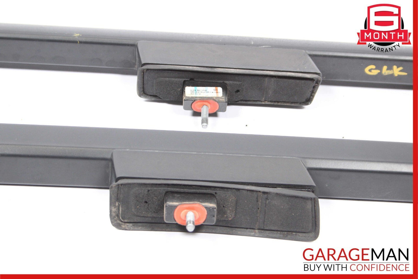 13-15 Mercedes X204 GLK350 Left & Right Roof Luggage Rack Rail Molding Trim Set
