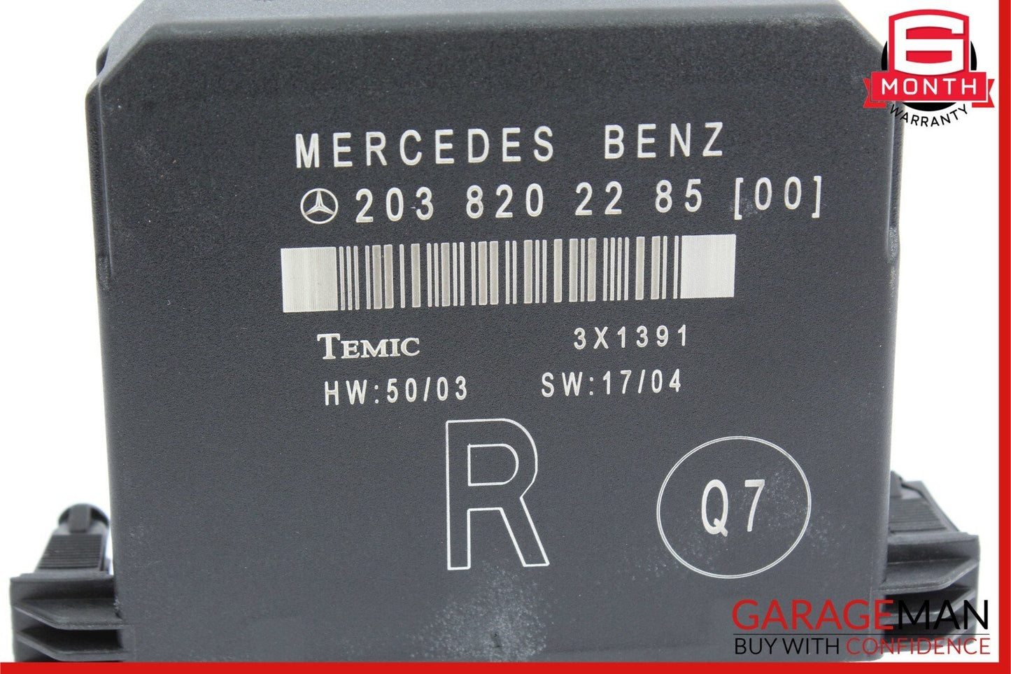01-07 Mercedes W203 C230 C240 C320 Rear Right Door Control Module 2038202285 OEM