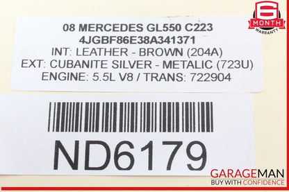 06-12 Mercedes X164 GL550 GL450 ML550 Front Right Side Reinforcement Bracket OEM
