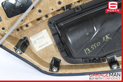 11-16 BMW F10 550i 535i 528i Rear Right Side Interior Door Panel OEM