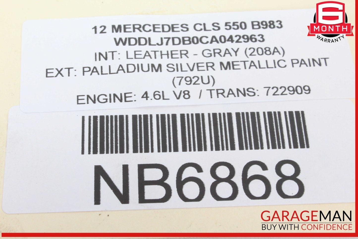 10-18 Mercedes W218 CLS550 Rear Right or Left Door Audio Sound Speaker OEM