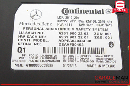 12-20 Mercedes X166 GL450 SL400 GLA250 Communication Control Module Unit OEM