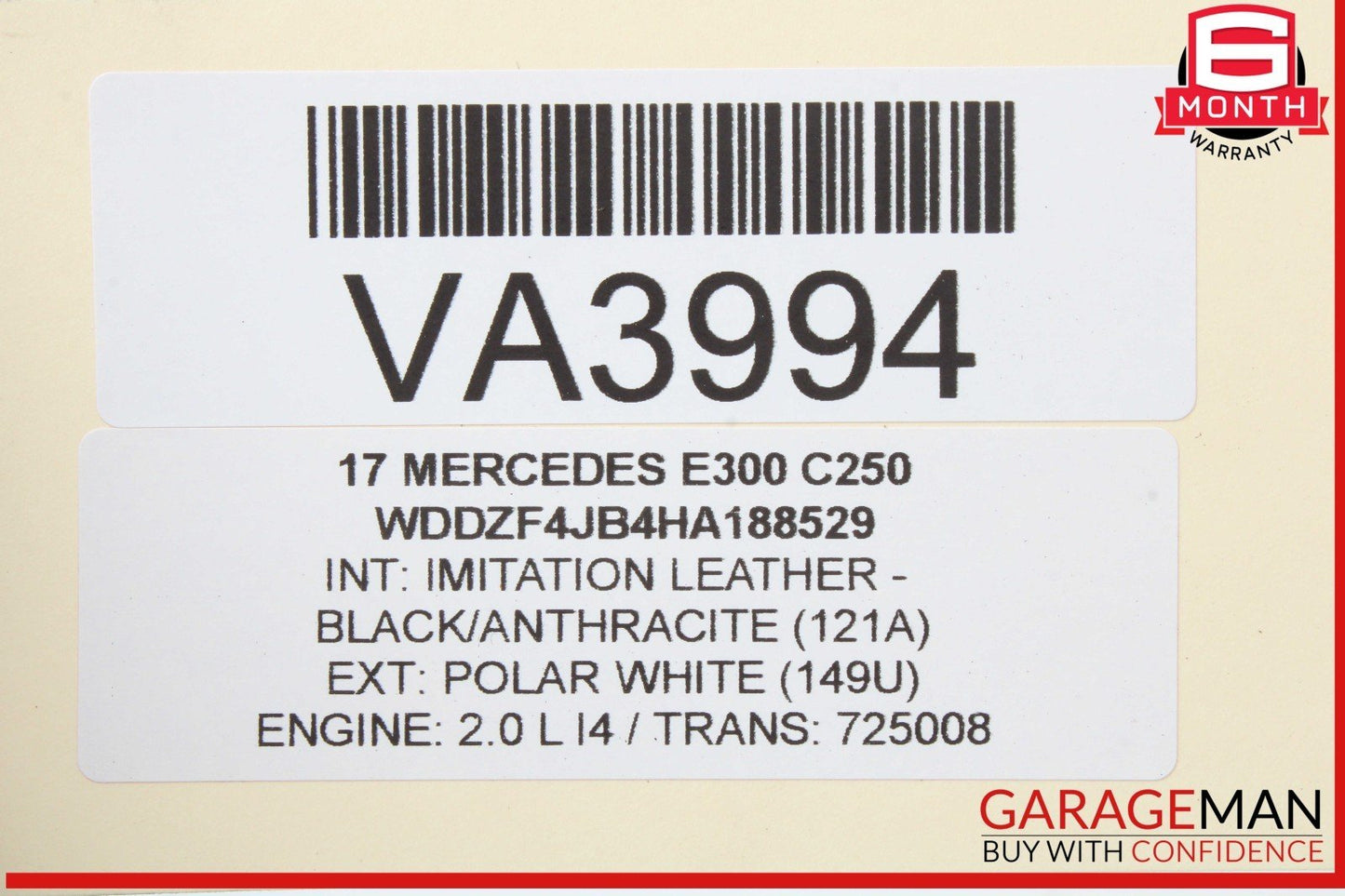 17-19 Mercedes W213 E300 Rear SAM Module Control Unit Signal Activation OEM