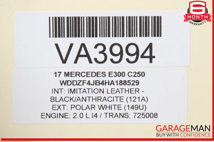 17-19 Mercedes W213 E300 Rear SAM Module Control Unit Signal Activation OEM