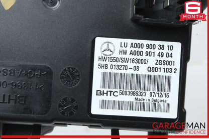 17-19 Mercedes W213 E300 Climate Control Module 0009003810 OEM