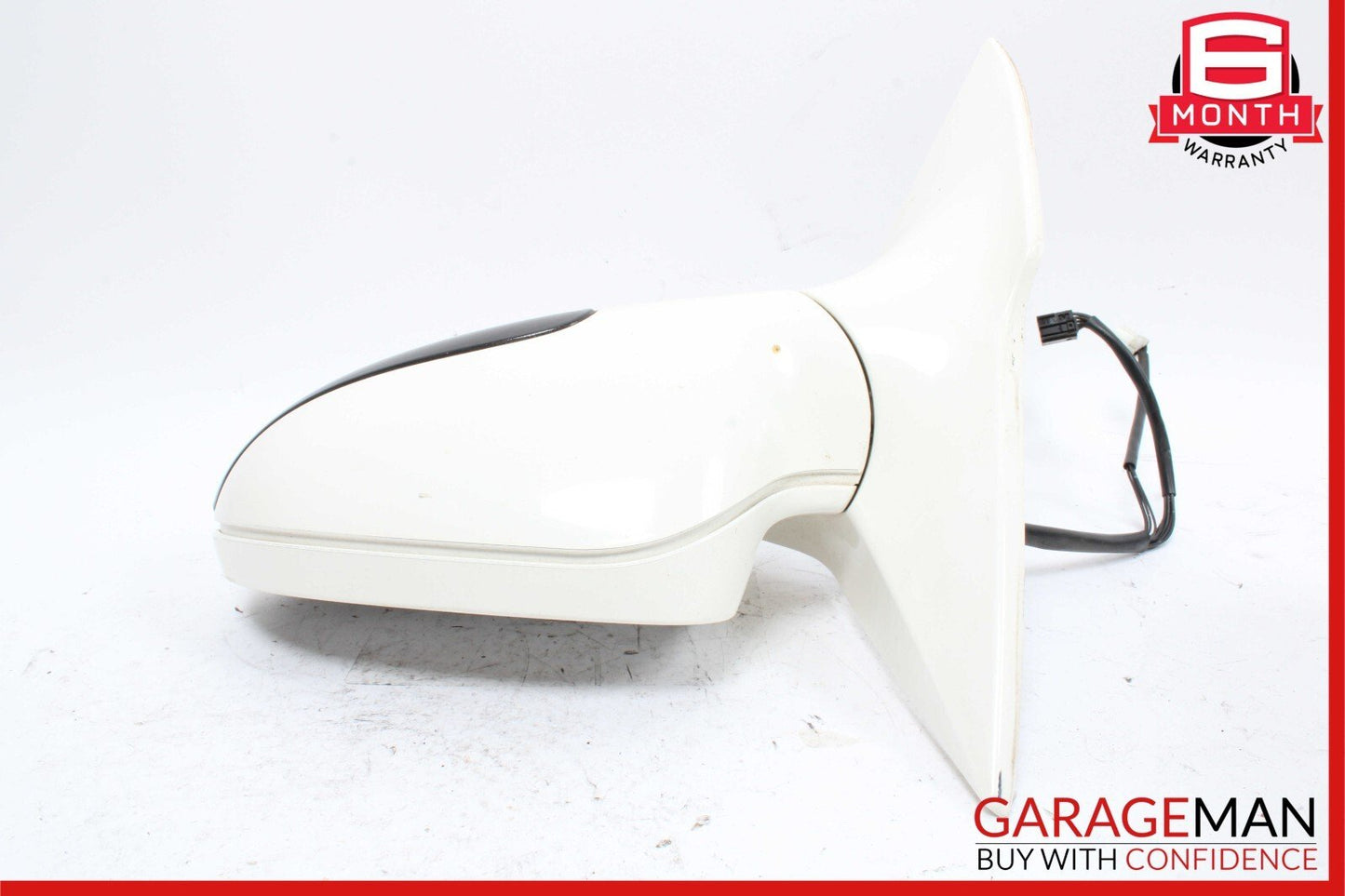 2003 Mercedes R230 SL500 SL55 AMG Front Left Side Rear View Door Mirror White