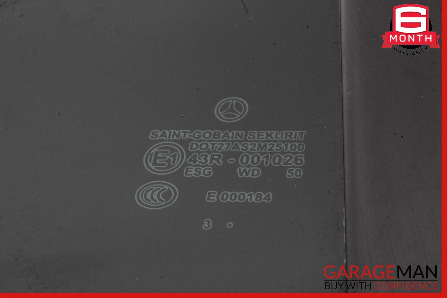 12-18 Mercedes W218 CLS550 Rear Right Side Quarter Door Window Auto Glass OEM