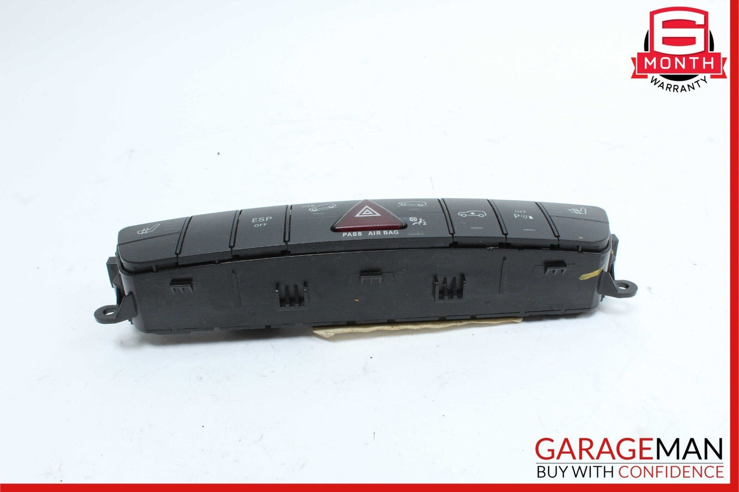 06-12 Mercedes X164 GL450 4MATIC Hazard Light Switch Control Panel 1648709210