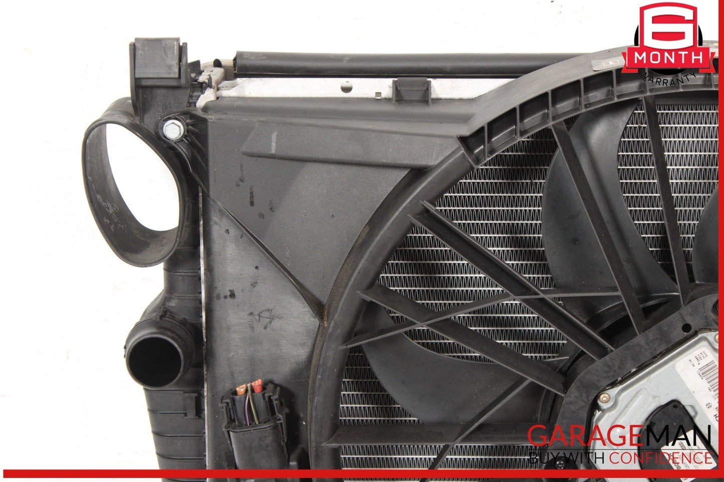 03-06 Mercedes R230 SL500 CLS500 Engine Cooling Radiator A/C Air Condenser Assy