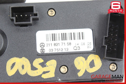 03-09 Mercedes W211 E500 CLS550 Air Suspension Control Switch 2118217158 OEM