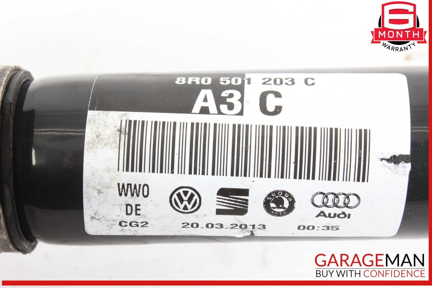 09-18 Audi A6 Q5 Rear Left or Rear Right Side CV Axle Shaft OEM