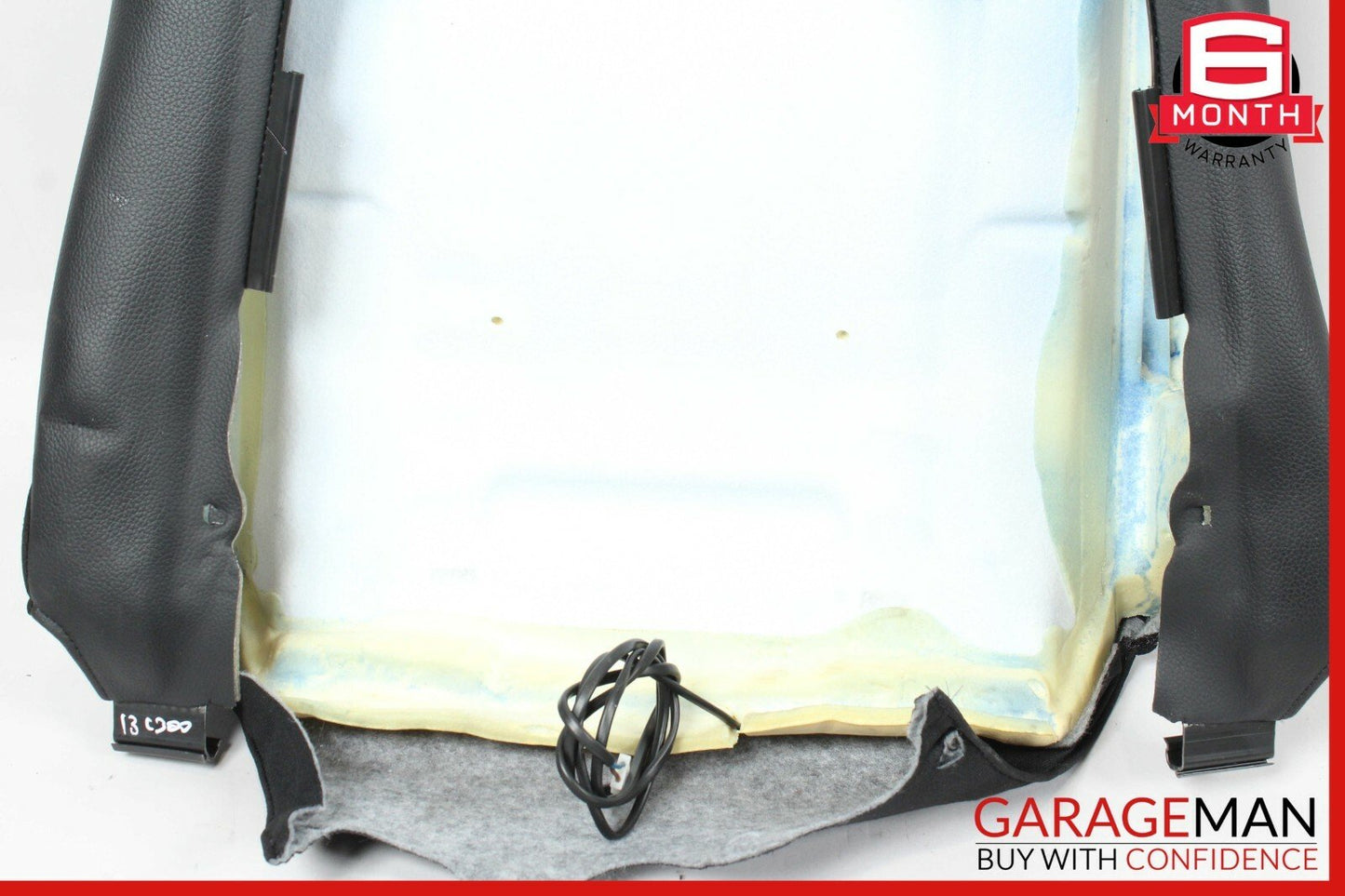 08-14 Mercedes W204 C300 Sedan Front Right Side Top Upper Seat Cushion Black