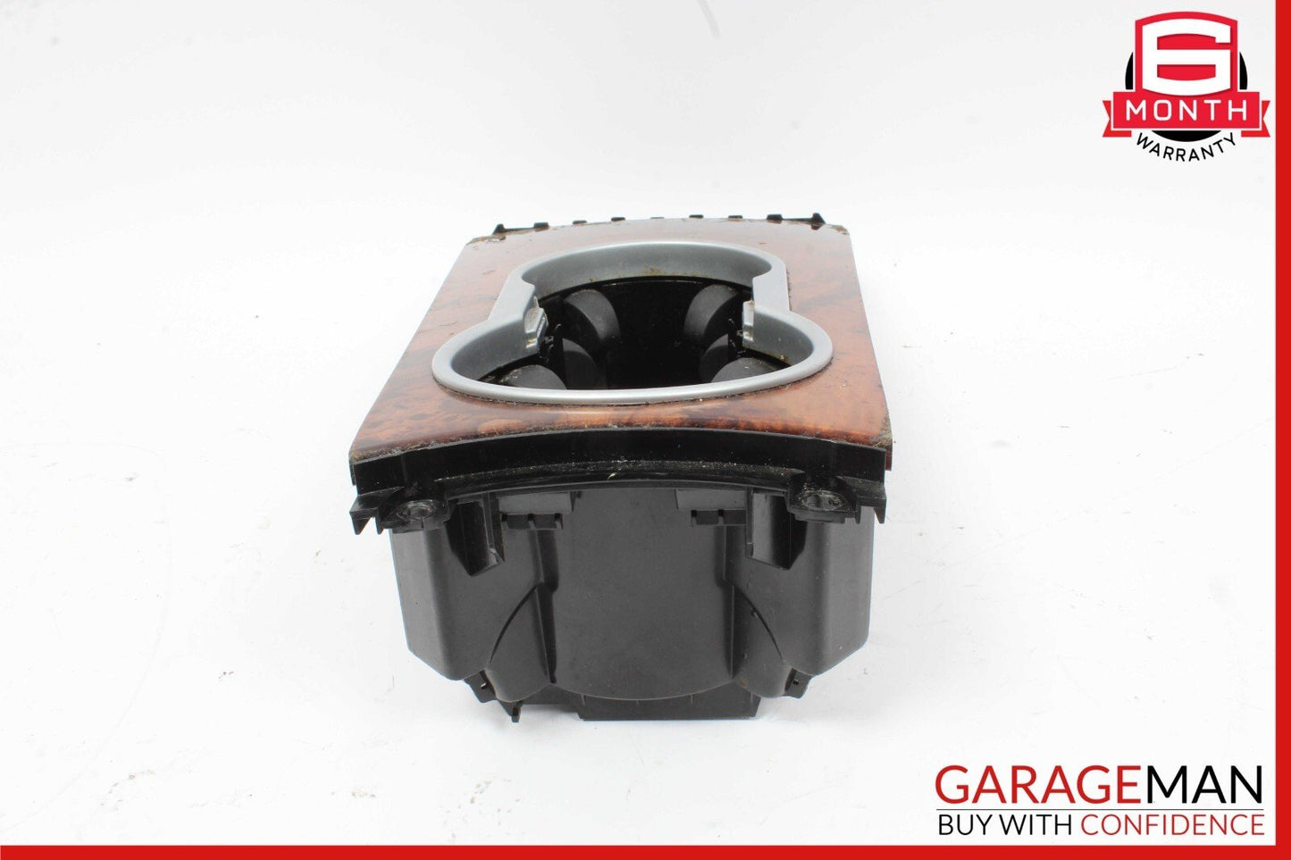 06-12 Mercedes X164 GL450 GL550 ML63 Center Console Cup Holder Compartment Wood