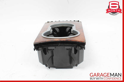 06-12 Mercedes X164 GL450 GL550 ML63 Center Console Cup Holder Compartment Wood