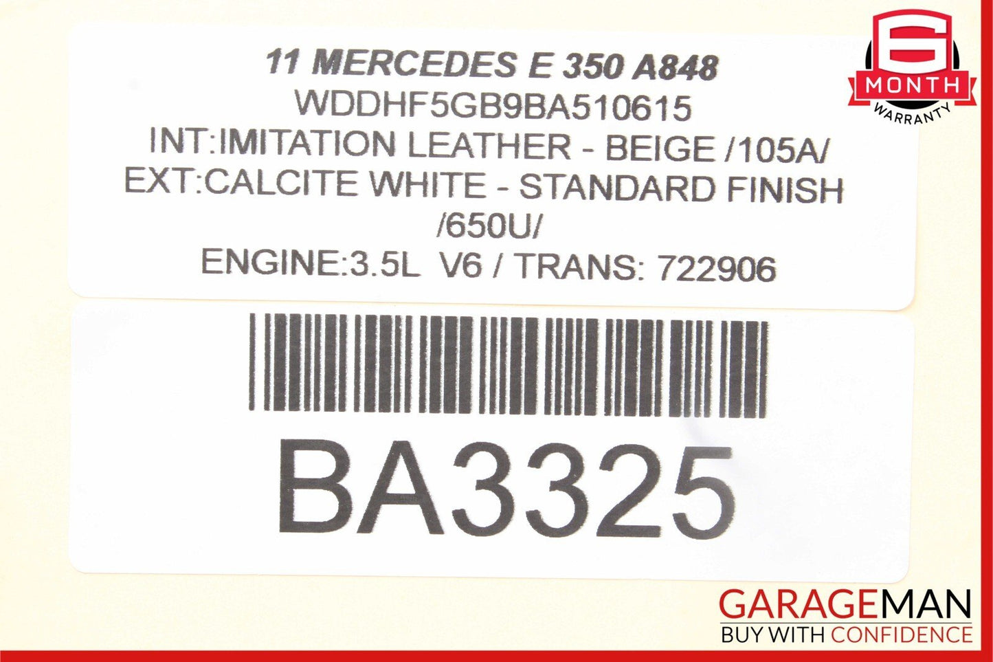 10-16 Mercedes W212 E350 CLS400 Front Left Side Lower Wishbone Control Arm OEM