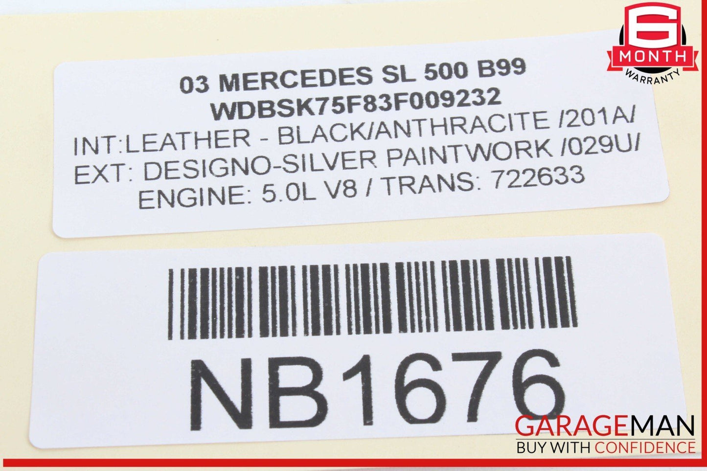 00-06 Mercedes R230 SL500 ML320 ML500 E55 AMG Voice Command Control Module Unit