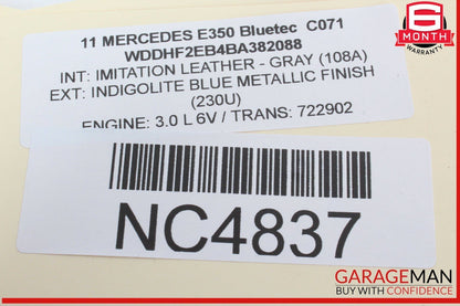 07-13 Mercedes W212 E350 Bluetec ECU Engine Control Module Unit FLASHED OEM