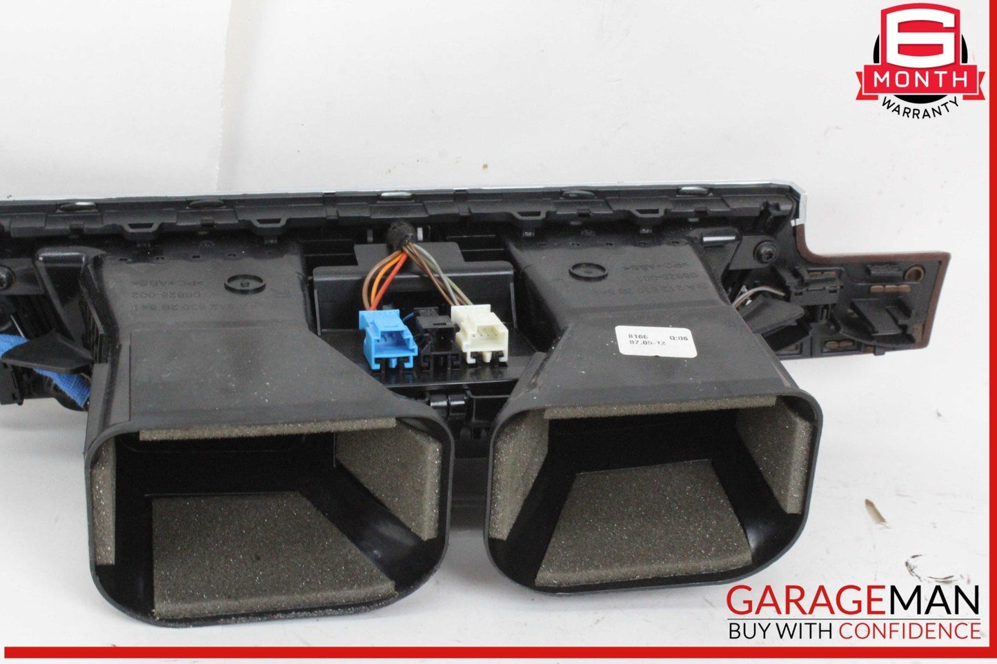 10-13 Mercedes W212 E350 Front Center Dash AC A/C Air Vent Trim Assembly OEM