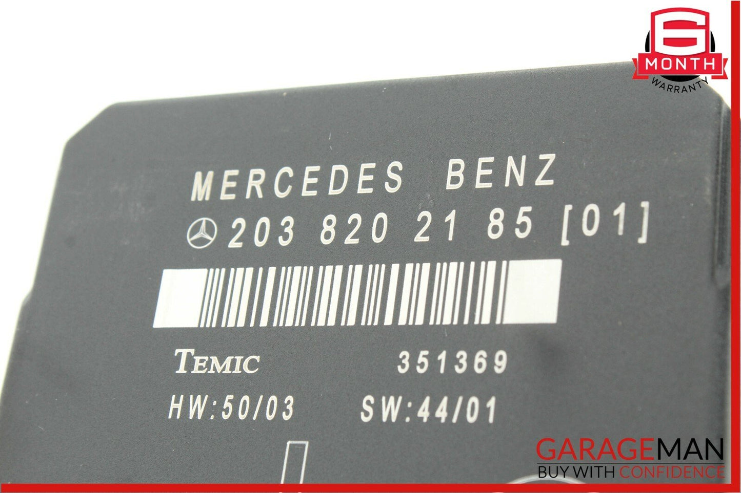 01-07 Mercedes W203 C230 Rear Left Driver Side Door Control Module OEM