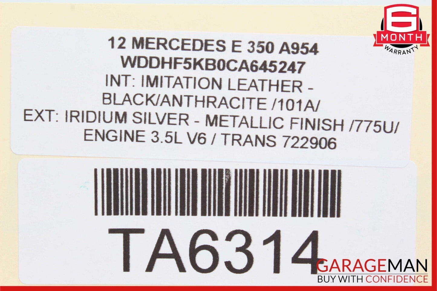 08-20 Mercedes W212 E350 SLC300 CLS400 Seat Control Module Front Right Side OEM