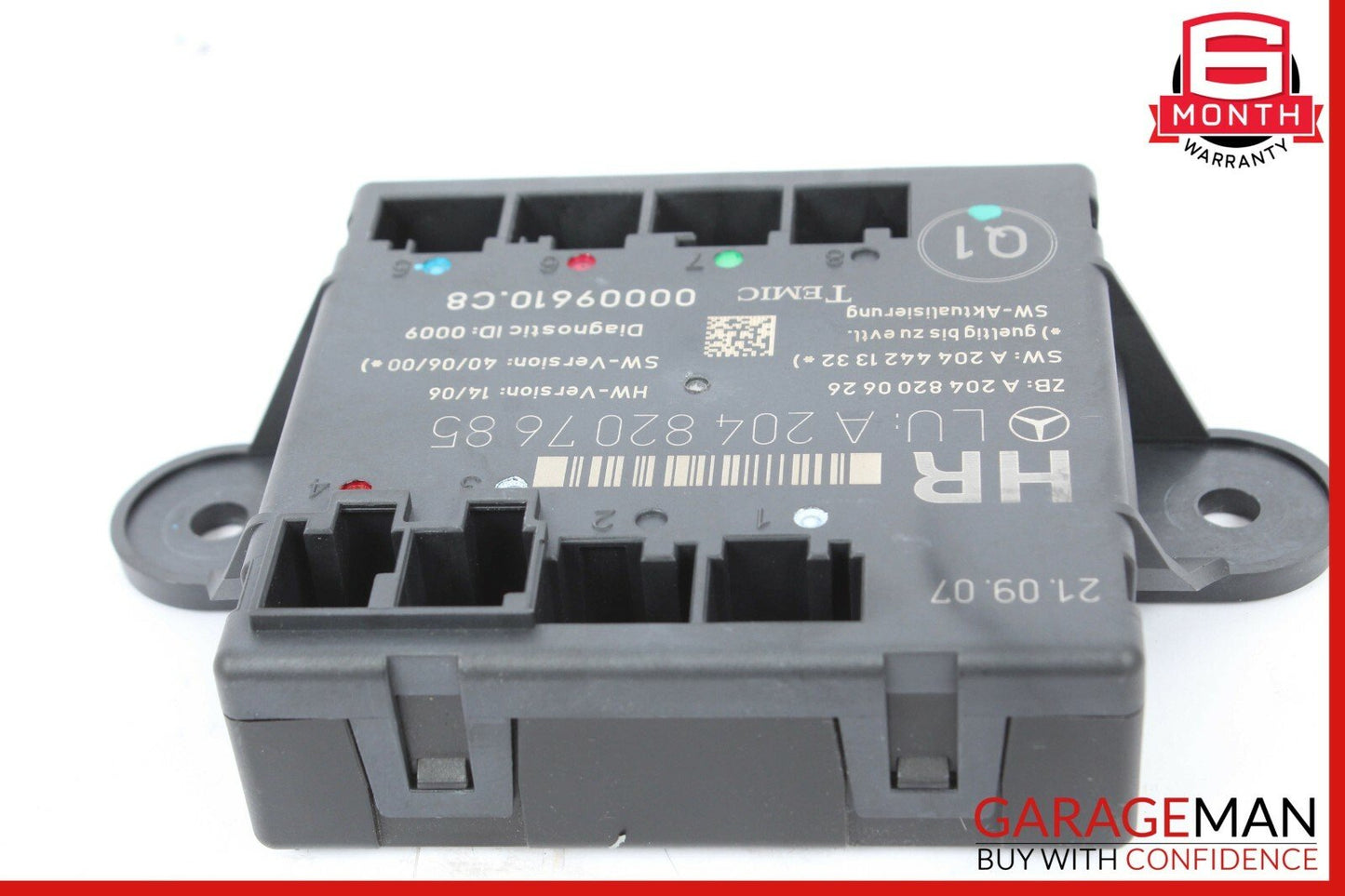 08-11 Mercedes W204 C300 C350 Rear Right Passenger Side Door Control Module OEM