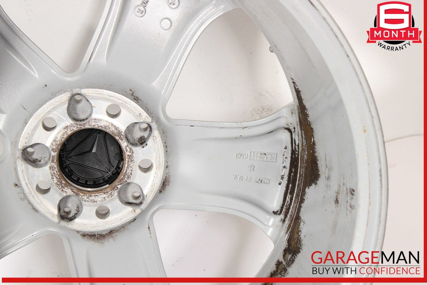 06-12 Mercedes X164 GL450 ML350 8 X 19 19" Wheel Rim Silver 1644015602 OEM