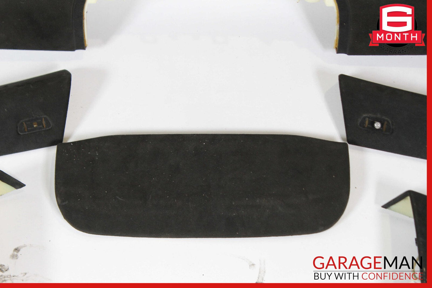 13-19 BMW 640i Roof Headliner Pillar Trim Cover Set OEM