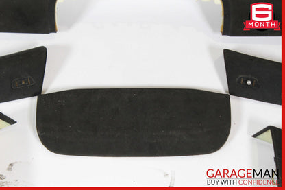 13-19 BMW 640i Roof Headliner Pillar Trim Cover Set OEM