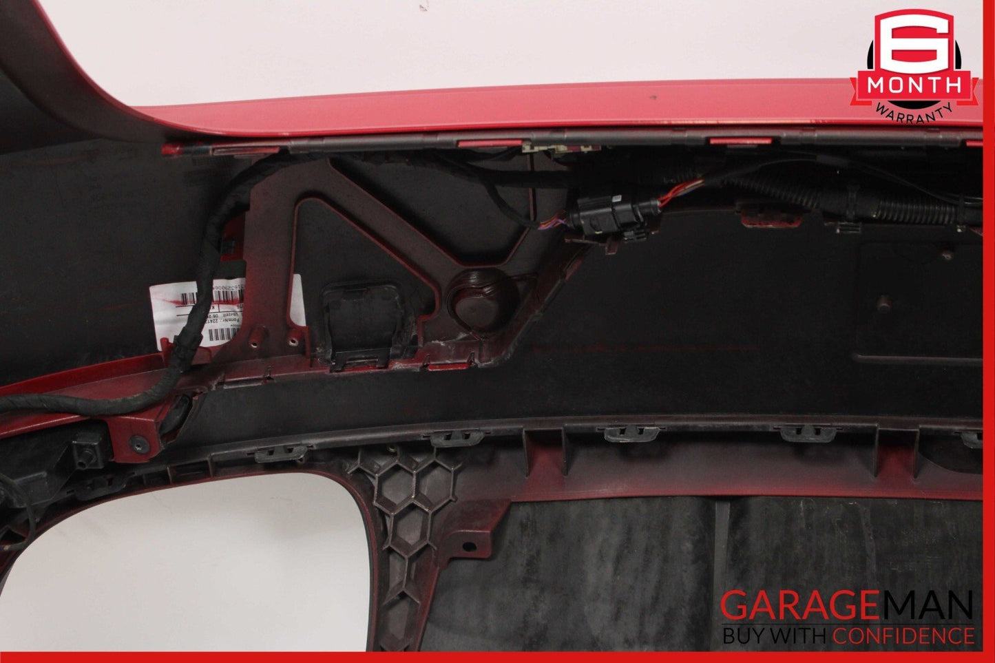 15-18 Porsche Macan 95B Rear Bumper Cover Panel Park Assist Assembly Red OEM