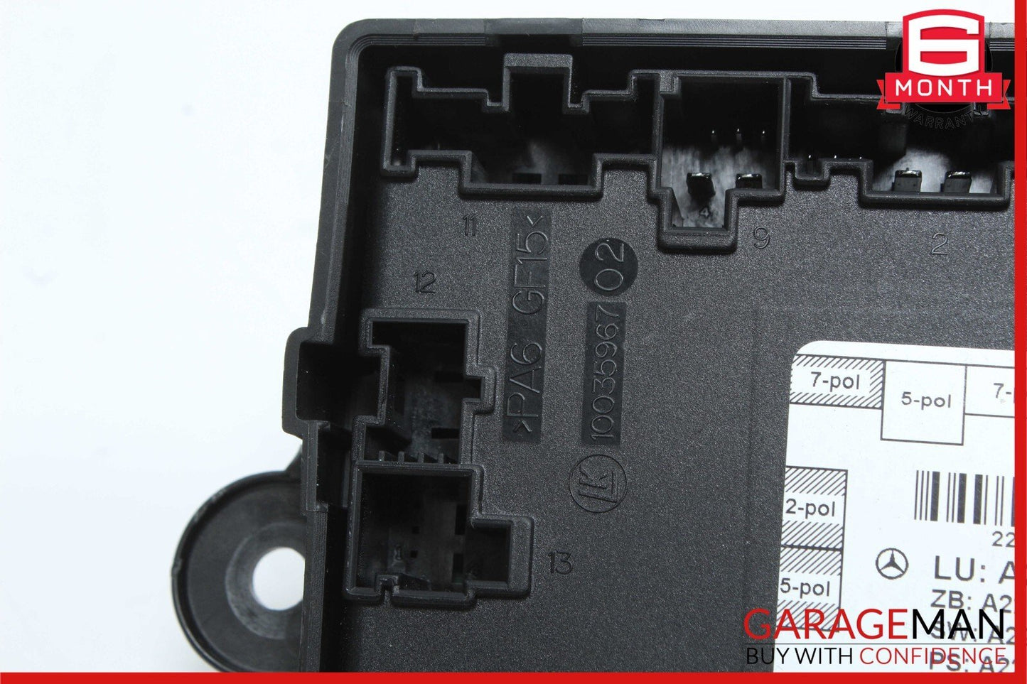 07-13 Mercedes W221 S550 S63 AMG Front Right Door Control Module 2219011100 OEM