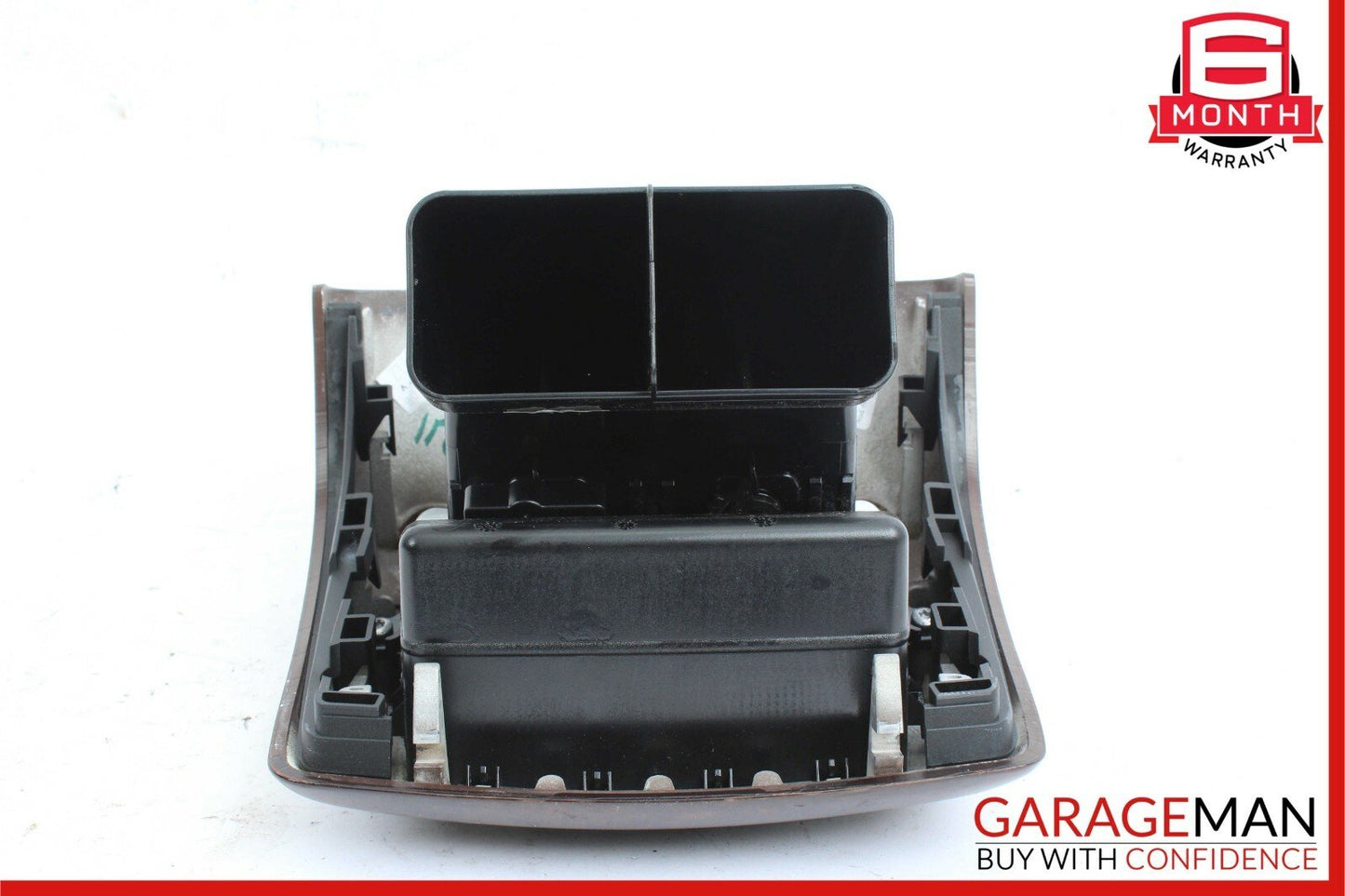 07-13 Mercedes W221 S550 Rear Center Console AC A/C Air Vent Trim Panel Wood