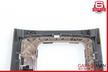 08-15 Mercedes W204 C300 Center Console Shifter Trim Cover Panel Bezel Wood OEM