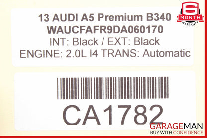 12-18 Audi A5 A6 A7 Front A/C AC Climate Control Switch Panel Assembly OEM