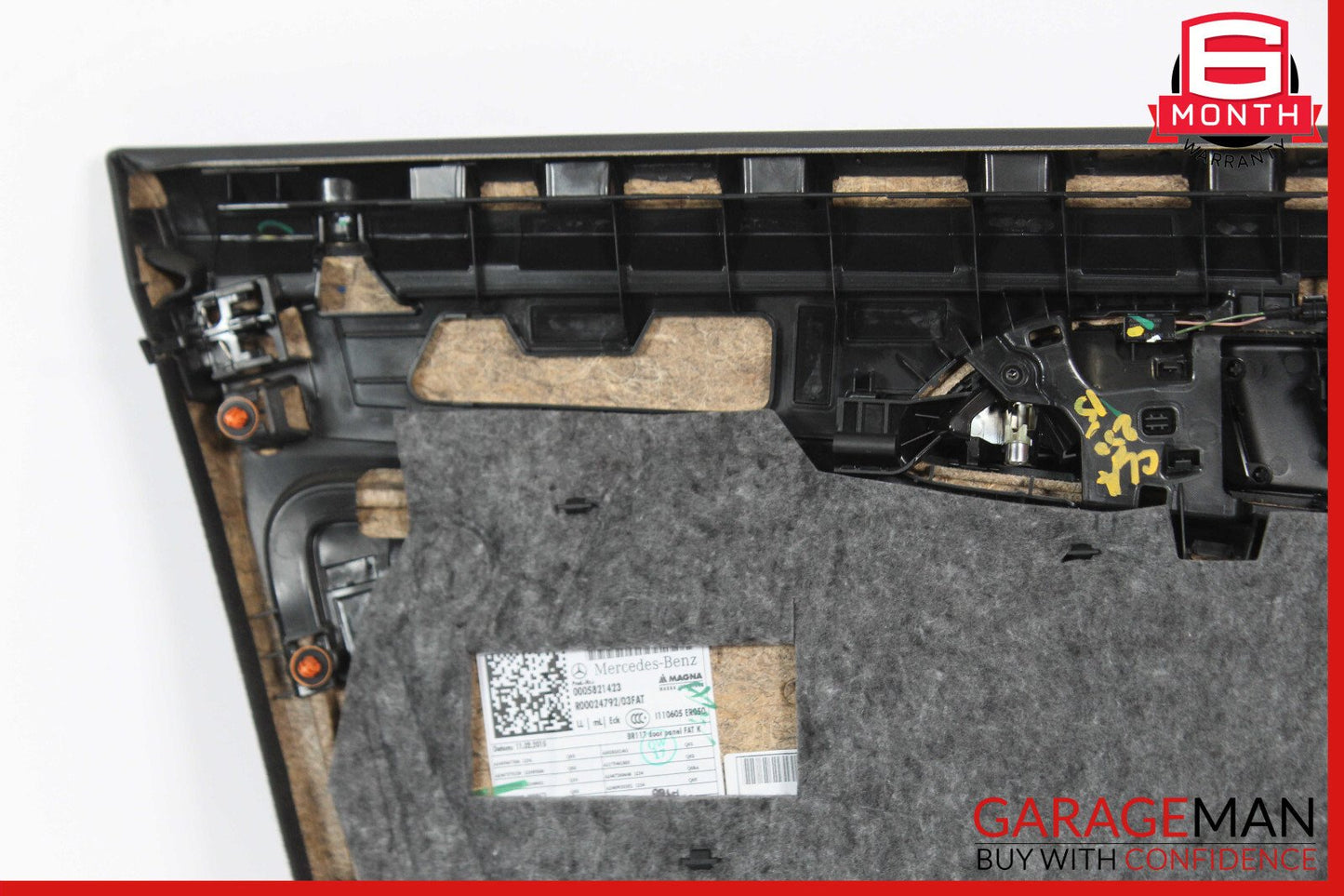14-19 Mercedes W117 CLA250 Front Right Interior Door Trim Panel Black OEM