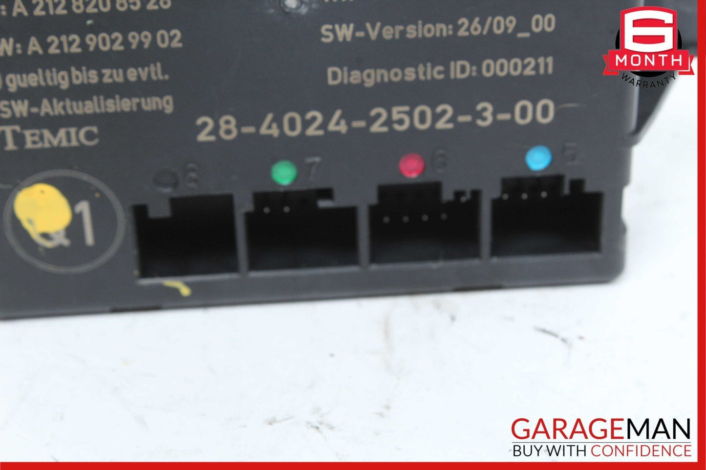 08-18 Mercedes W204 C300 C350 CLS550 Rear Left Side Door Control Module Unit OEM