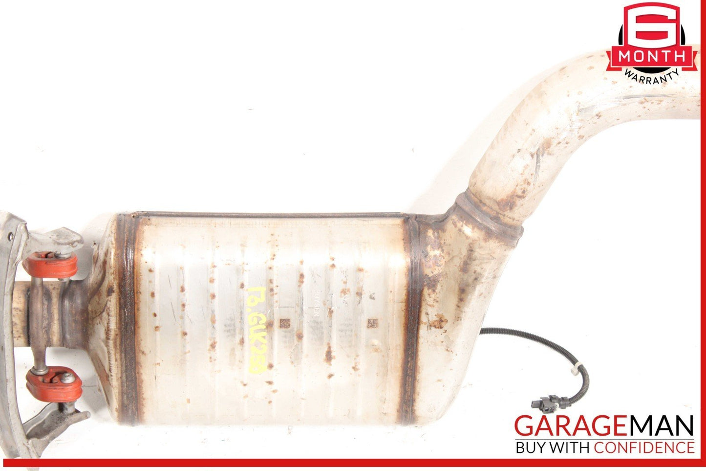 12-15 Mercedes X204 GLK250 Center Exhaust Muffler Resonator OEM