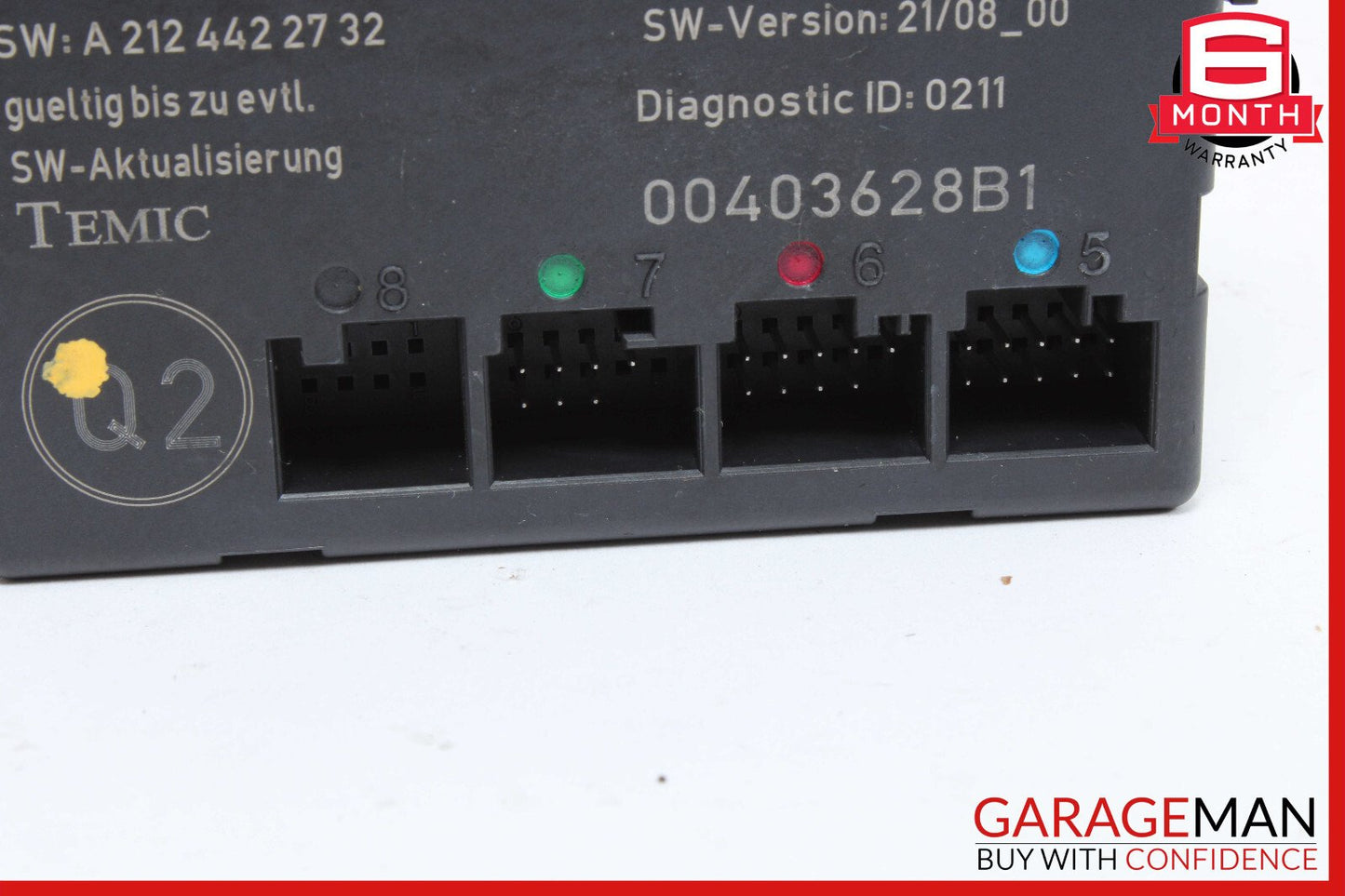 08-15 Mercedes W204 C300 C350 Front Left Side Door Control Module Unit