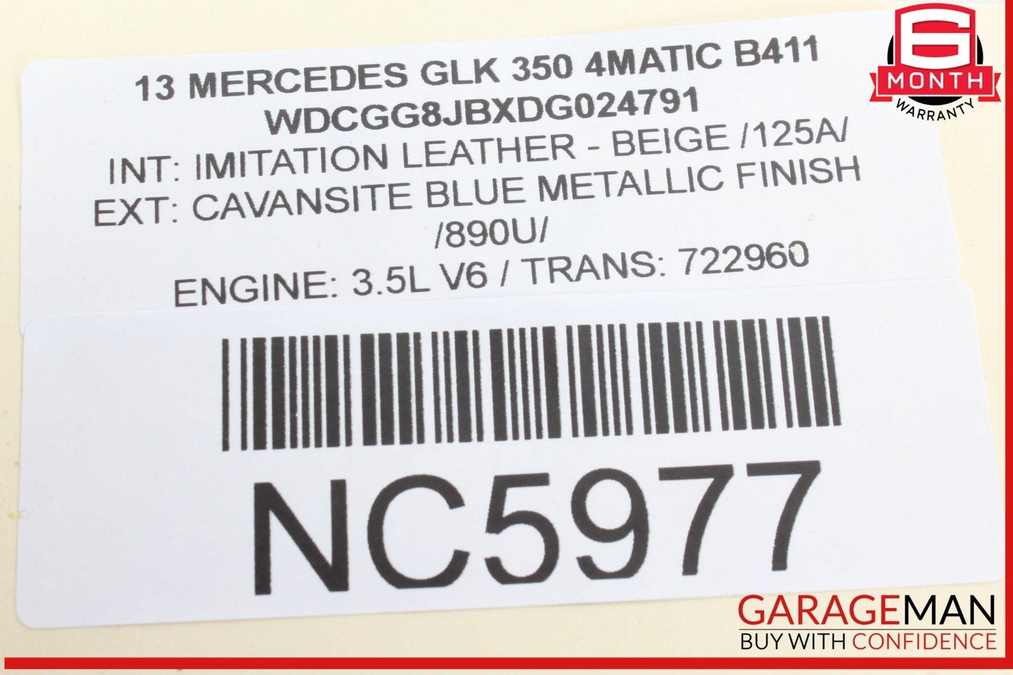 12-20 Mercedes X204 GLK350 4MATIC C350 Engine Throttle Valve Body 2761410125 OEM